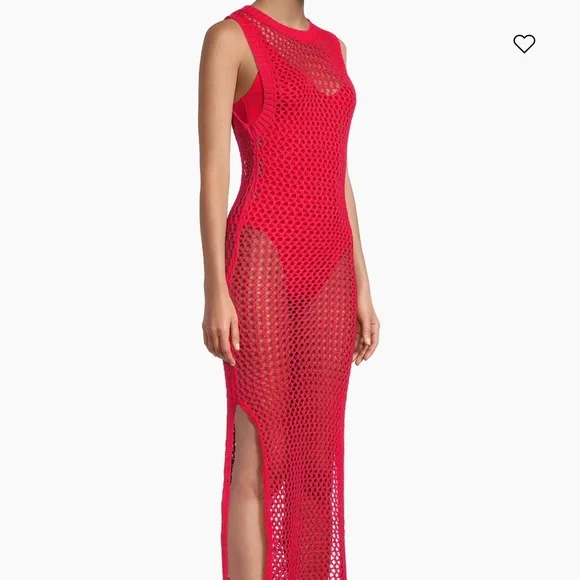 Beach RiotHolly Net Cover-Up Midi-Dress